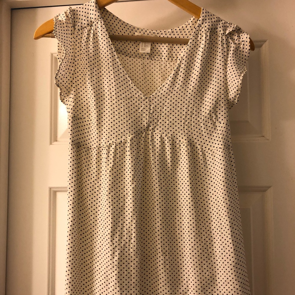 H&M mama flutter sleeve blouse
